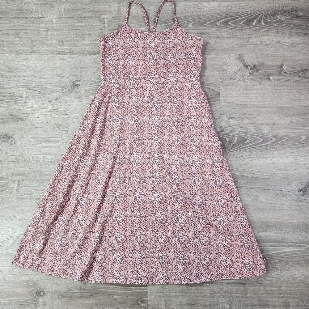 Pact Midi Fit and Flare Organic Cotton Dress XL